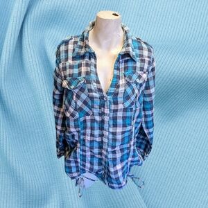 Women's Dots Button Down Shirt